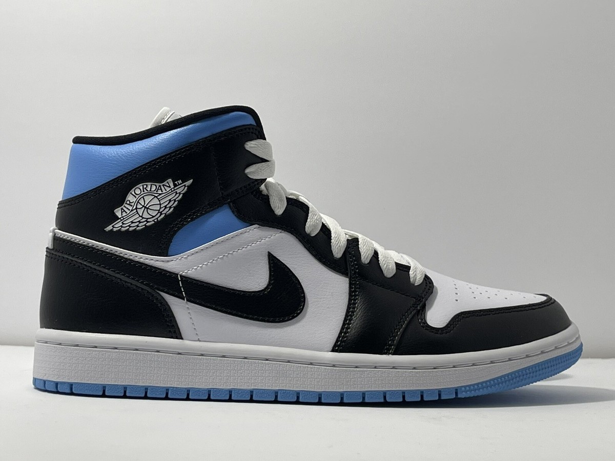 NEW Nike Womens Air Jordan 1 Mid University Blue Size 10 US NEW Nike Womens Air Jordan 1 Mid University Blue Size 10 US