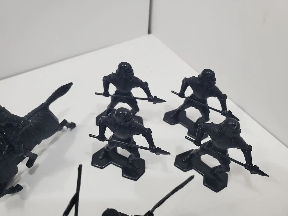 (36) Caballeros y Caballos Negros Reedición Marx Foto 4 de 4