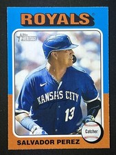 SALVADOR PEREZ 2024 Topps Heritage #185 Kansas City Royals