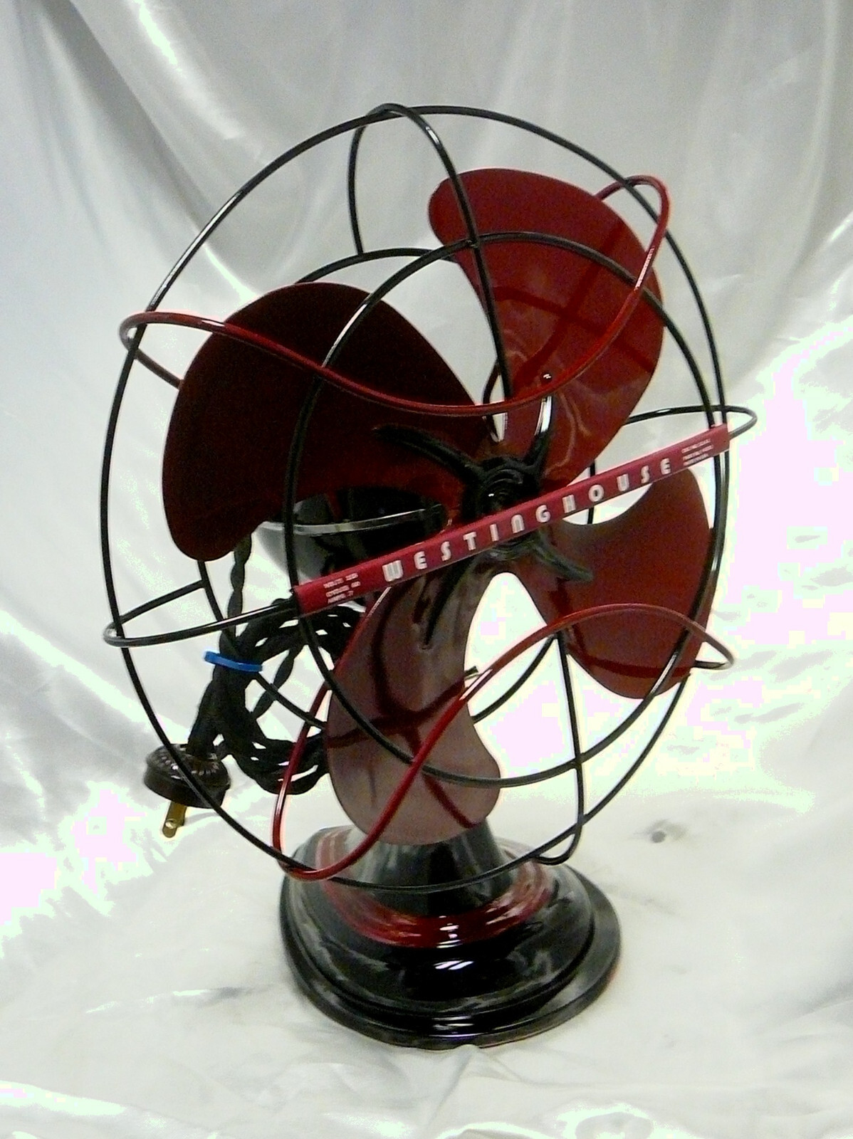 Antique "Westinghouse" 11" Desk Fan, Flash Gordon! Fabulous Restoration!