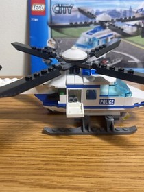 Lego City 7741 Police Helicopter 2008 With Manual & Minifigure 100% Complete