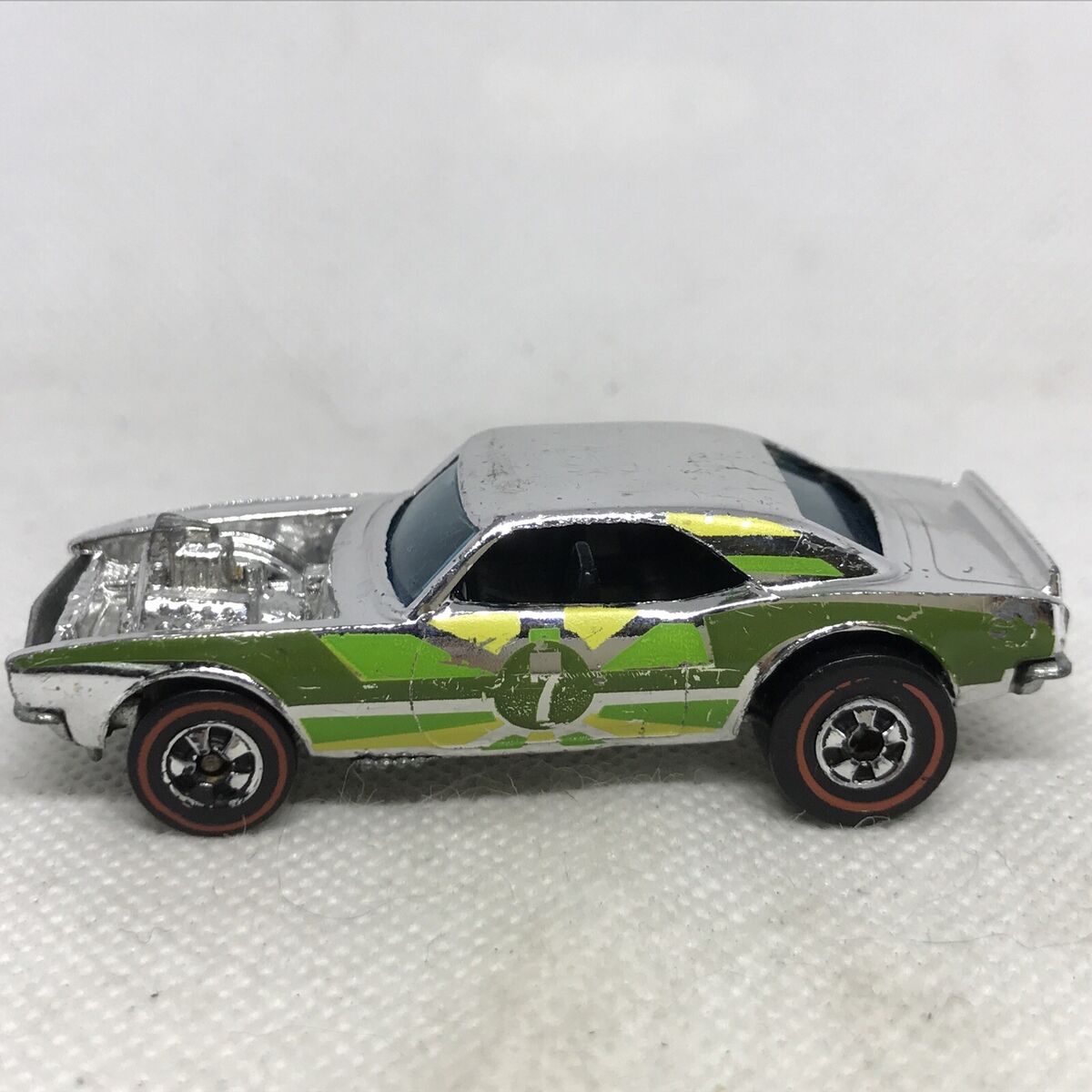 Hot Wheels Redline Heavy Chevy #7 1969 Super Chrome W/Green Hot Wheels Redline Heavy Chevy #7 1969 Super Chrome W/Green