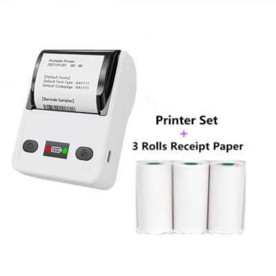 Mini Tragbarer Drucker Thermo WLAN Beleg 58mm Bluetooth Mobiler Drucker Mac