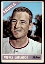 1966 Topps Aubrey Gatewood California Angels #42