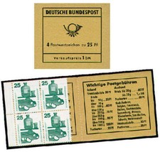 BRD Bund Markenheft Nr. 15 "Unfallverh&uuml;tung 1971"