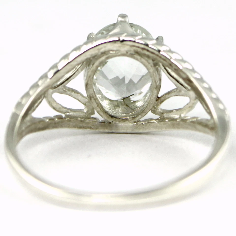 Silver Topaz, 925 Sterling Silver Ladies Ring, SR137 - Image 4 of 4