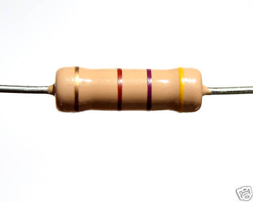 24pcs Royal Ohm Resistor 470 Ohm 1 Watt, 5%   - Picture 1 of 1