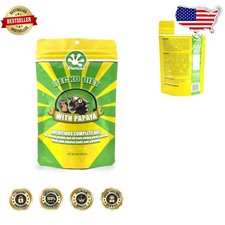 High-Quality Gecko Diet 8.4oz Powder - Papaya, Real Fruit, Protein Rich, Reptile