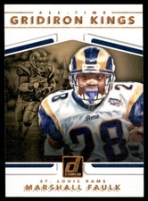 2017 Donruss #30 Marshall Faulk All-Time Gridiron Kings