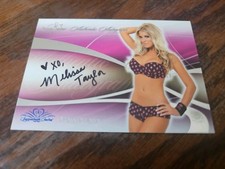 2008 Bench Warmer Signature Series Auto Silver Foil Melissa Taylor #25 Playboy