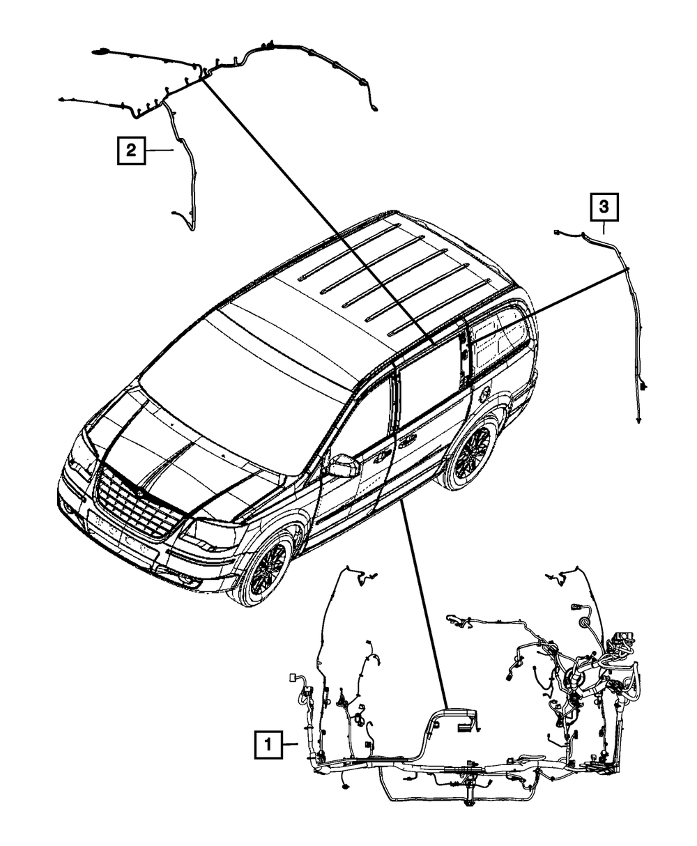 Genuine Mopar Body Wiring 68078891AC