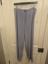 Size Lg Fashion Caribe Gray Dress Pants with Elastic Waist Super Soft USA Made