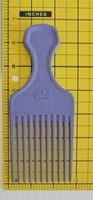 Vintage Goody Made in USA Purple Croc Textured Hair Pick Comb Lift 90’s 6.5”