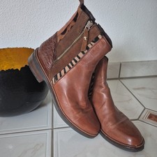 Damen Echtlederstiefel Gr 41 Brauntöne Top Zustand wie neu