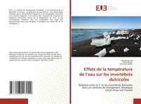 Ousseynou Ka (U. A.) | Effets De La TempéRature De L'eau Sur Les InvertéBréS...
