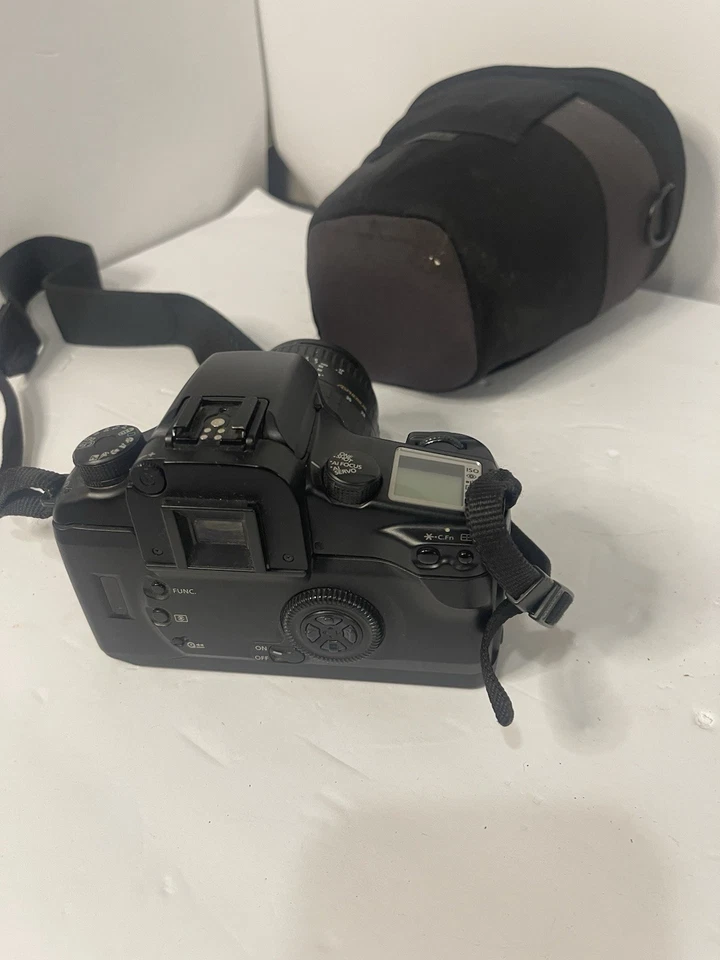 Canon EOS ELAN 7E 35mm Film SLR Camera w/ 28-80mm 3.5-5.6 II Lens Works - Image 4 of 4