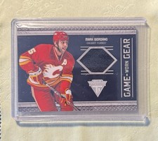 2011-12 (FLAMES) Panini Titanium Game Worn Gear #51 Mark Giordano Jsy