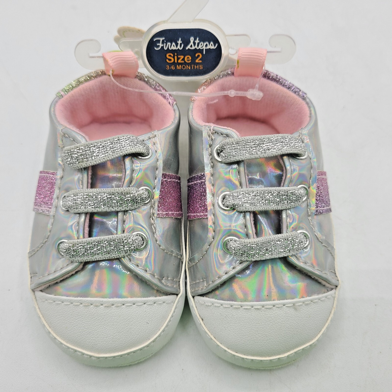 3-6 Months Size 2 First Steps By Stepping Stones Pink Nwt