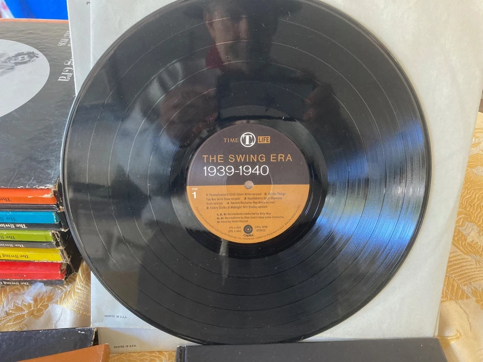 TIME LIFE Records "The Swing Era" Lot of 10 Different Record LP Album Box Sets Foto 4 de 4