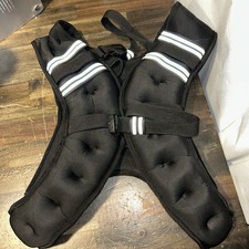 Black 30lb Weighted Vest for Men Women Workout Equipment for Strength Training