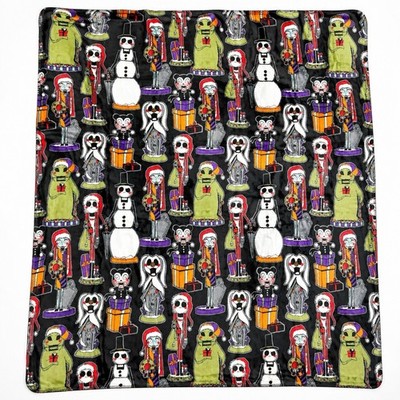 Disney Nightmare Before Christmas Throw Blanket 5x6 Plush NWT The Big One
