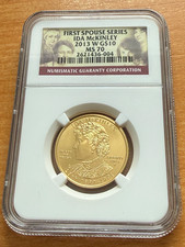 US 2013 W Gold 1/2 oz $10 NGC MS70 First Spouse Series - Ida McKinley