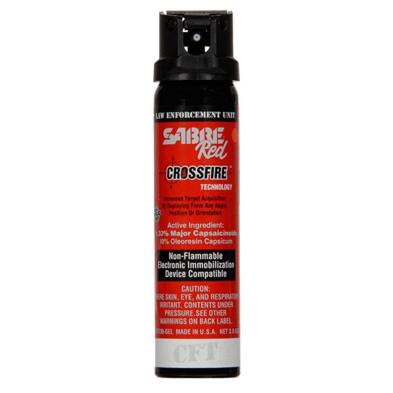Sabre Red 52CFT30-GEL Crossfire Gel (MK-4) Pepper Spray, 1.33% MC