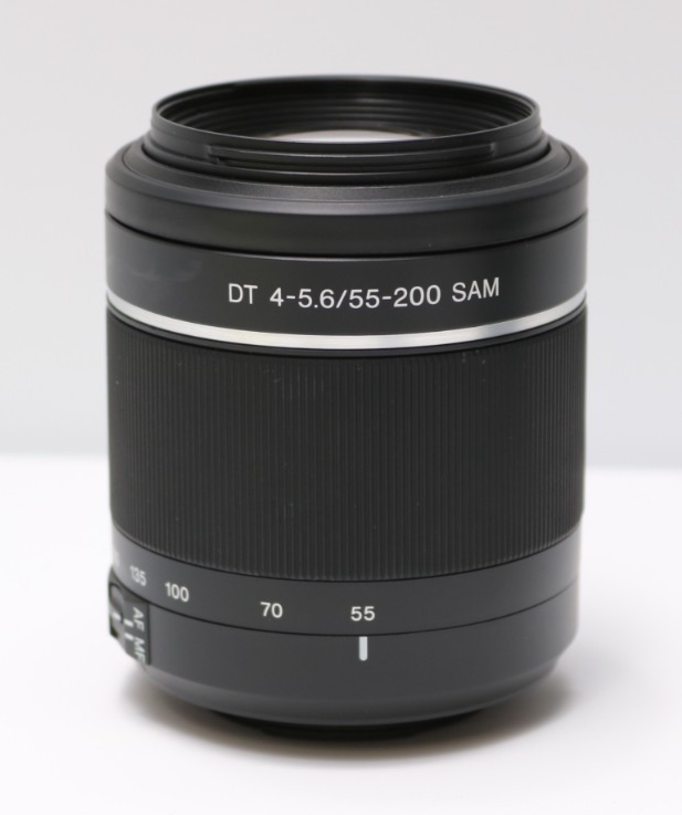 Sony 55-200mm f/4-5.6 SAM DT A-Mount Zoom Lens SAL55200-2 w/Caps