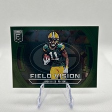 2025 Panini Donruss Elite Jayden Reed Field Vision Green #10 Packers