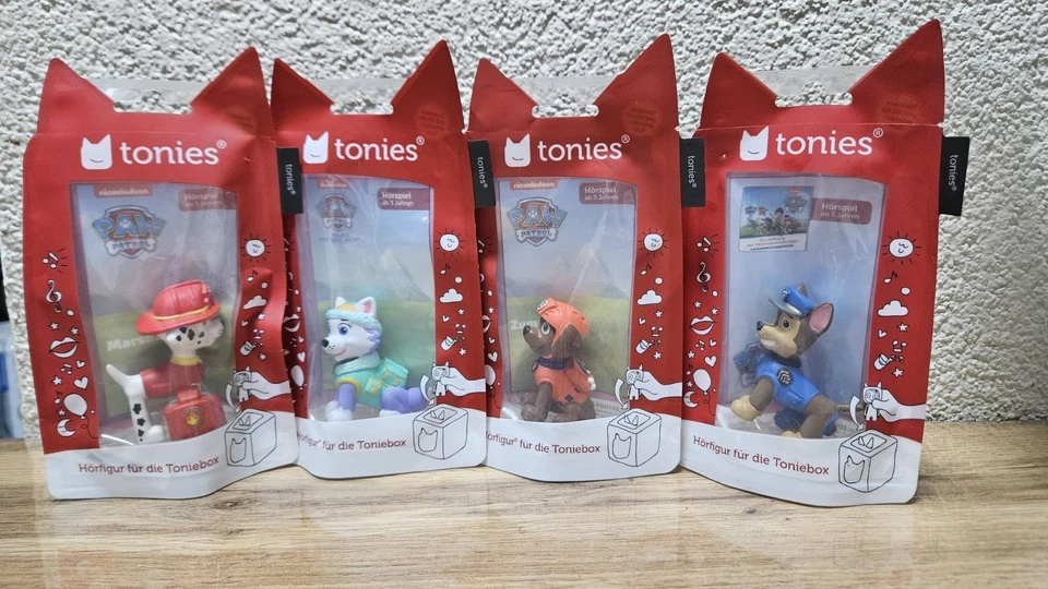 4er Set Tonies Figuren Paw Patrol Set Neu OVP Zuma / Marshall usw. - Bild 4 von 4