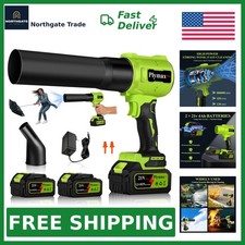 Plymax Cordless Leaf Blower, Green