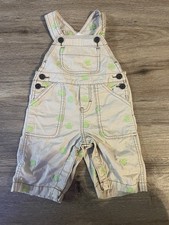 Vintage 2009 Oshkosh Frog Embroidered Overalls