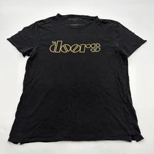 John Varvatos USA T-shirt Women S Black Graphic The Doors 100% Cotton.#39003