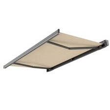 Spettmann SUNLITE Vollkassettenmarkise mit Funkmotor & LED 350x250 cm Beige