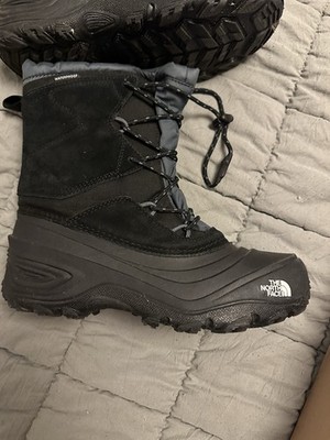 The North Face Alpenglow V Kids Size 5 - Black/Vanadas Waterproof Boots