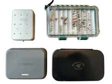 Richard Wheatley, Orvis, Perrine, C&F Fly Box Lot W/ Lots Of Flies! Vintage EUC
