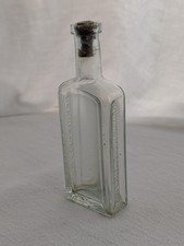 Our Home Liniment Oil Medicine Bottle Green Glass Harrisburg PA Cork in Bottle
