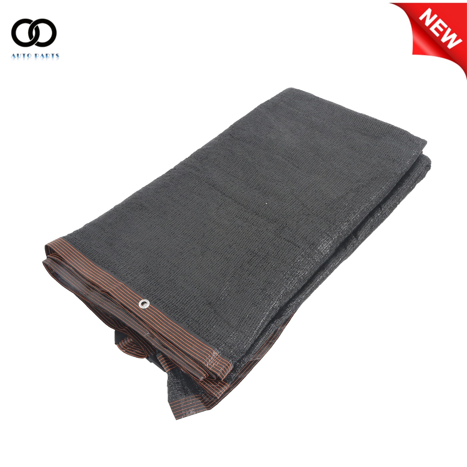 25ft × 50ft Swimming Pool Leaf Net Cover with Eye Rings and Ropes, Black Color