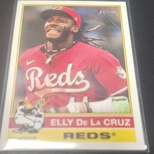 Topps 2025 Heritage Flipped Bat Variation Elly De La Cruz #263 Reds Base Set