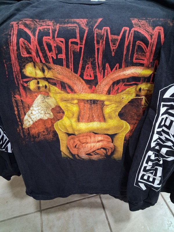 Testament 2000 Riding the Snake Tour longsleeve, VG, see details for size
