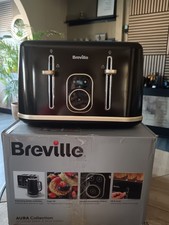 Breville Aura VTR019 Aura 4-Slice Toaster Shimmer Black New Boxed Fast Delivery