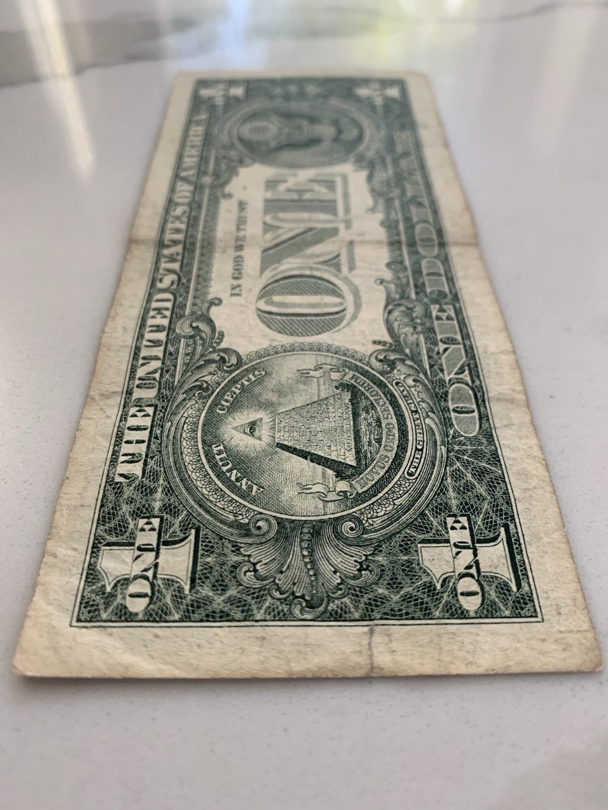 $1 ONE DOLLAR BILL Web Note 1995 B H Block Plate # 6 / 12 Experimental Press