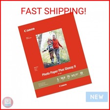 CanonInk 1432C003 Photo Paper Plus Glossy II 8.5" x 11" 20 Sheets