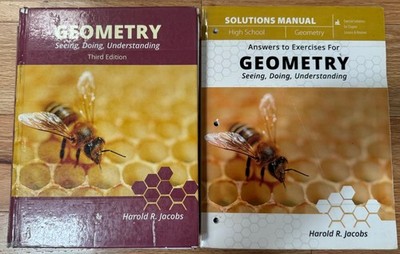 Geometry Harold Jacobs Textbook Third Edition & Solution Manual