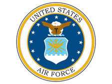 United States Air Force Emblem Military Insignia Sticker Waterproof Vinyl United States Air Force Emblem Military Insignia Sticker Waterproof Vinyl