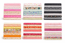 Sets 50x50 cm Stoffpaket Baumwolle Quilt Patchwork N&auml;hen Basteln verschiedene