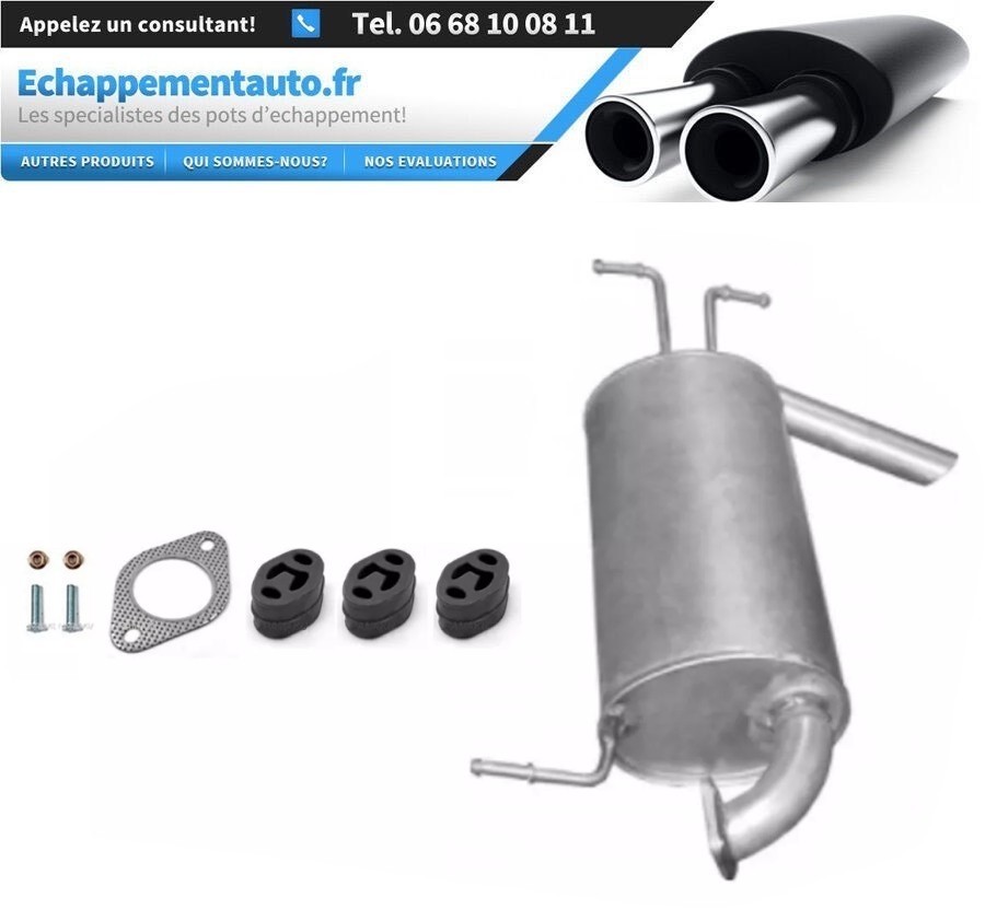 Silencieux arrière Mitsubishi Outlander 2.0 2.4 4x4 pot 1571A291