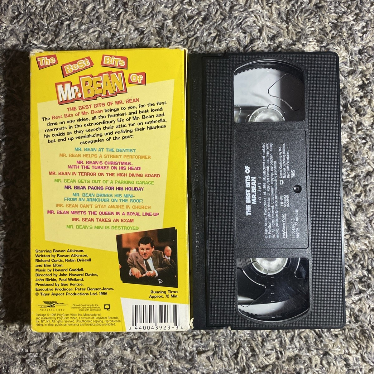Mr. Bean - V. 8: The Best Bits of Mr. Bean (VHS, 1998) 96898492539