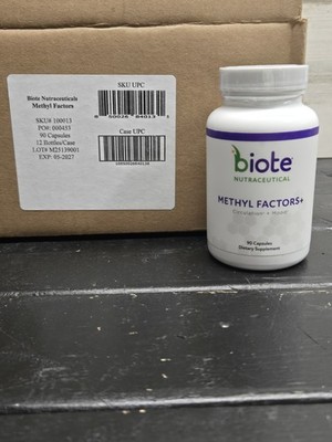 Biote Methyl Factors+  Methylation Support Circulation + Mood 90 Capsules 