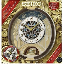 Seiko Wall Clock With Swarovski Crystals